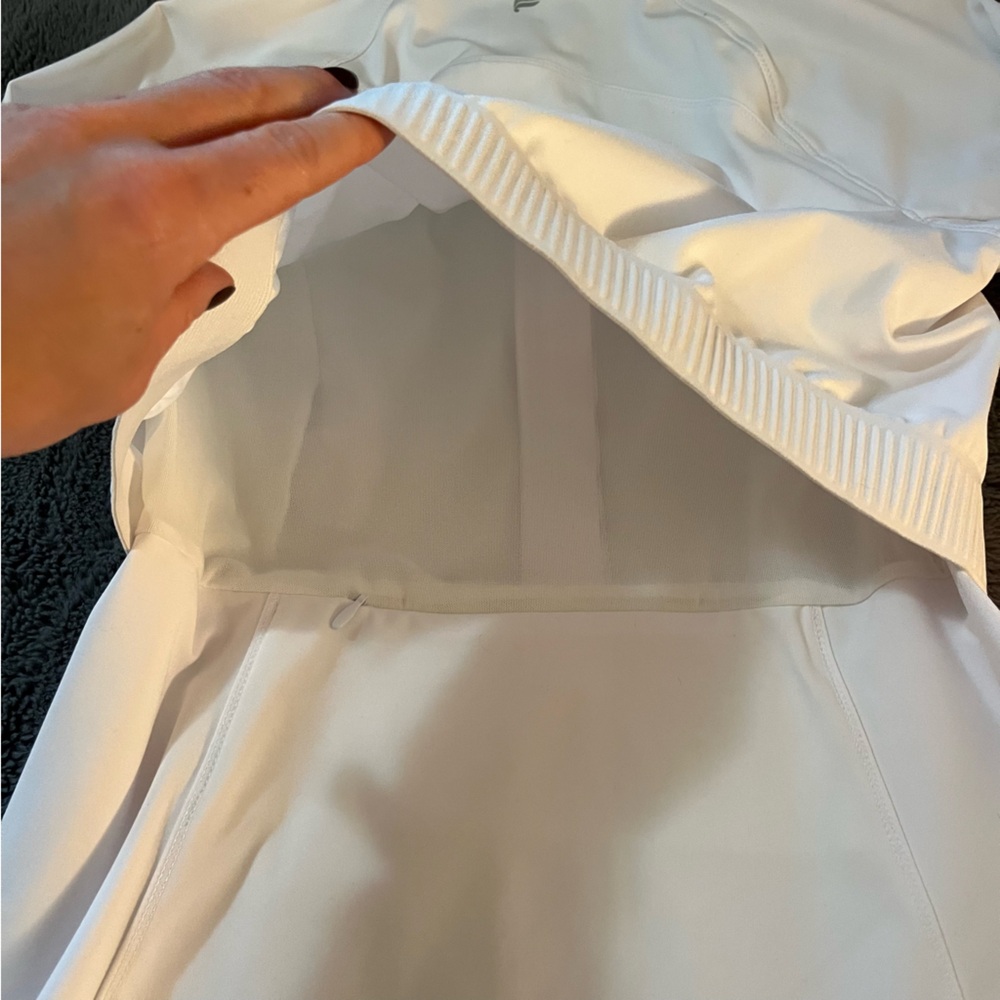 Fabletics White Zip-Up Jacket - Picture 4 of 6